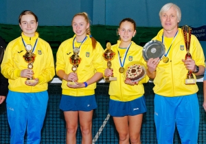 Юношеская сборная Украины по теннису стала "Командой года" по версии Tennis Europe