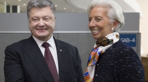 Порошенко и Лагард договорились встретиться в январе