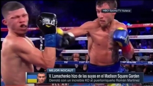 Удар Ломаченко назван лучшим нокаутом года по версии ESPN 