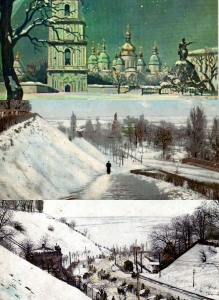 Новый год родом из прошлого: киевляне отмечали зимние праздники в центре города и писали рекордное число открыток 
