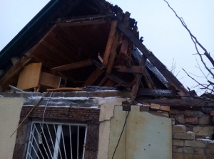 Полиция показала, как выглядит Авдеевка после обстрела 