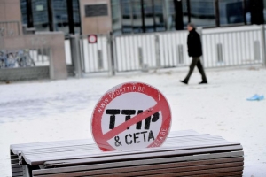 Штаб-квартиру ЕС засыпали тоннами сухого молока 
