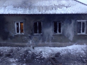 Оккупированная Макеевка: горящие автомобили и разруха 